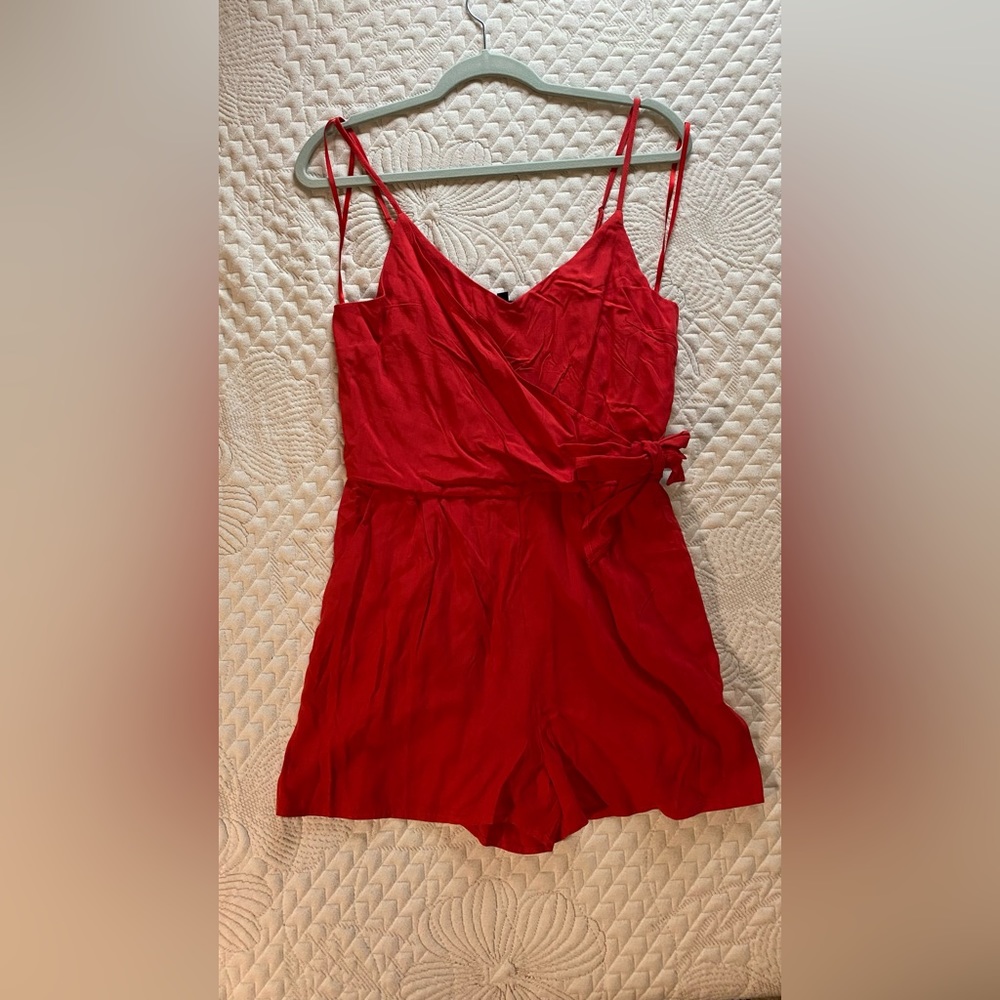 Red romper